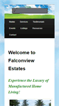 Mobile Screenshot of falconviewestatesllc.com